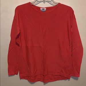 Coral light sweater